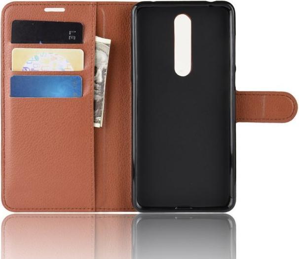 Produktbild MU Classic Litchi Leder Bookcover Series (Nokia 3.1 Plus)