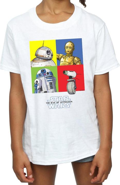 Immagine prodotto Star Wars The Rise Of Skywalker Droid Squares Maglietta Ragazze (116)