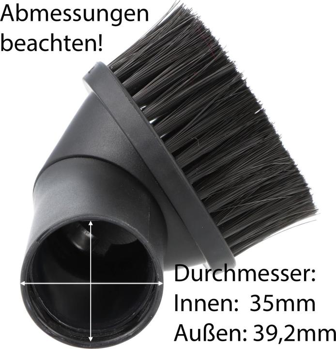 Actual product image XCell Furniture brush Furniture brush for vacuum cleaner with round connection 35mm