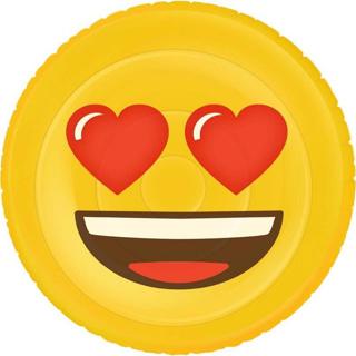Multi Aufblasbare Figur Emoji Face Heart