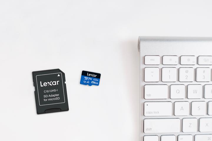 Image du produit Lexar High-Performance 633x microSDXC UHS-I U3 (256 Go, microSDXC, U3, UHS-I)