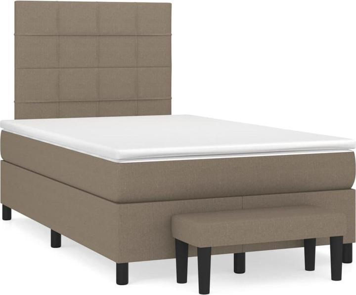 Image du produit VidaXL Bo x lit de saut avec matelas 120 x 190 cm Tissu (120 x 190 cm)