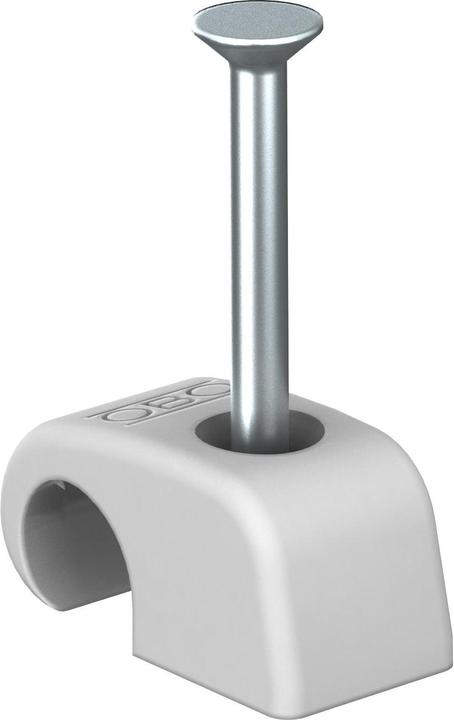 Produktbild OBO Bettermann Haft-Clip 2027 10-14mm L30 lichtgrau