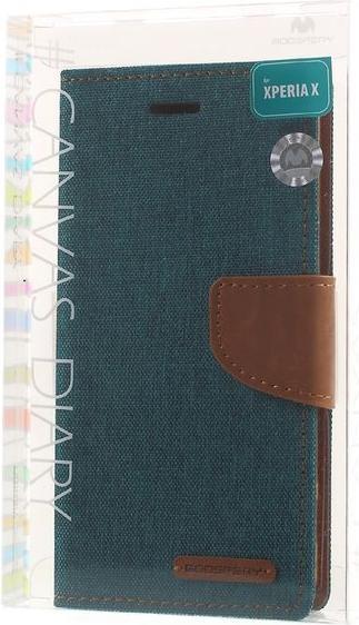 Actual product image Goospery Canvas Diary Series (Sony Xperia X)