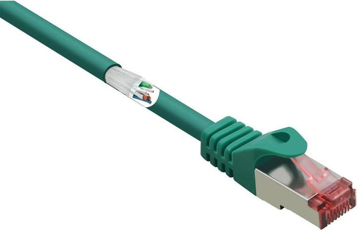 Immagine prodotto Renkforce RF-5228502 Cavo di rete RJ45, cavo patch CAT 6 S/FTP 0,25 m Verde con (S/FTP, CAT6, 0.25 m)
