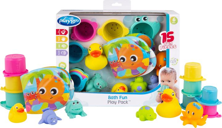Produktbild Playgro Badespielzeug Geschenkset 15-tlg.