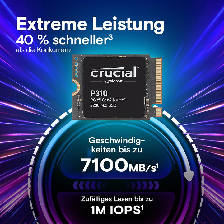 Produktbild Crucial P310 (2000 GB, M.2 2230)