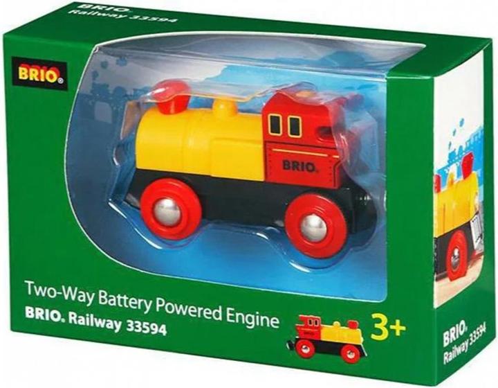 Actual product image Brio Battery locomotive yellow