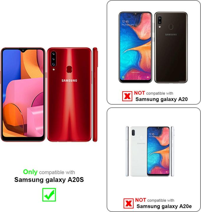 Actual product image Cadorabo TPU 360 Degree Case Cover (Samsung Galaxy A20s)