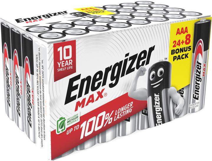 Produktbild Energizer Max (32 Stk., AAA, 1300 mAh)