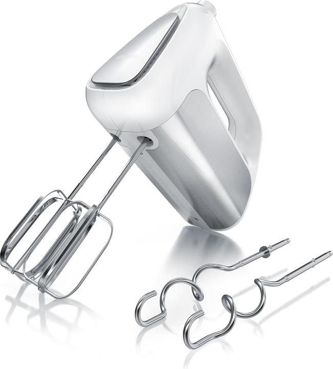 Immagine prodotto Arendo Impastatrice a mano, impastatrice elettrica a mano con 2 fruste e 2 ganci per impasto in acciaio (500 W)