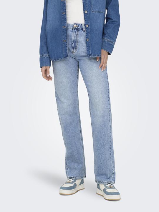 Image du produit Only ONLBILLIE Taille haute Coupe droite Jeans Straight-Fit jeans (W28/L34)