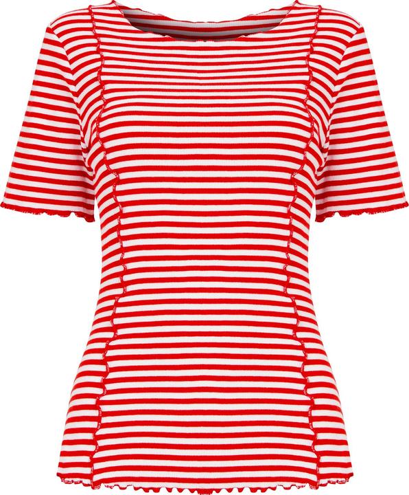 Actual product image Joe Browns Exposed Seam Striped Scoop Neck Tee (36)