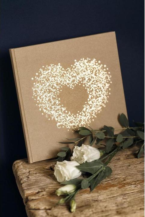 Immagine prodotto Partydeco Libro degli ospiti Cuore (20,5 x 20,5 cm)