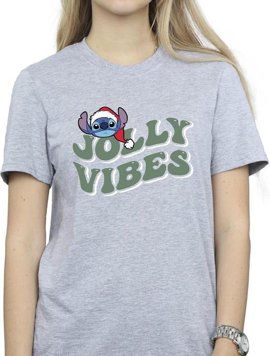 Produktbild Disney Lilo & Stitch Jolly Chilling Vibes TShirt (M)