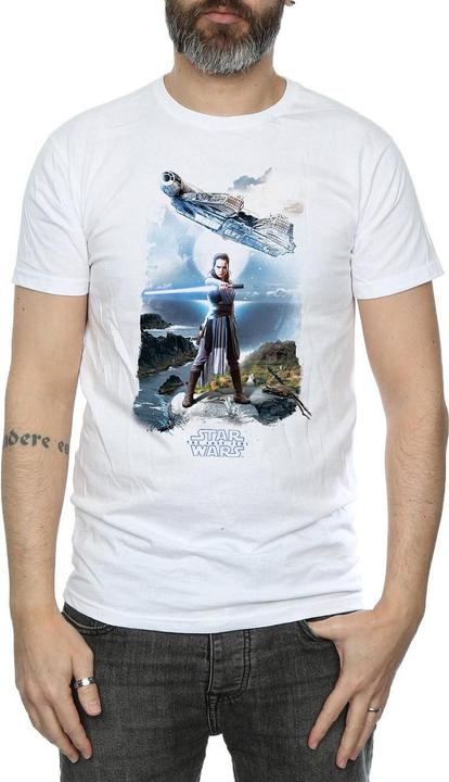 Immagine prodotto Star Wars The Last Jedi Rey Falcon Maglietta Uomo (3XL)