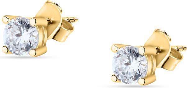 Produktbild La Petite Story Gold-plated earrings with clear zircons Silver LPS01AWV13 (925er Silber)