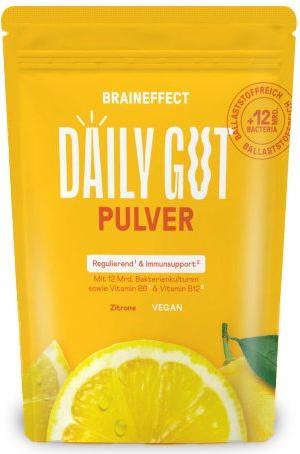 Braineffect Daily Gut Pulver (Zitrone) - Beutel (1 Stück, Pulver, 240 g)