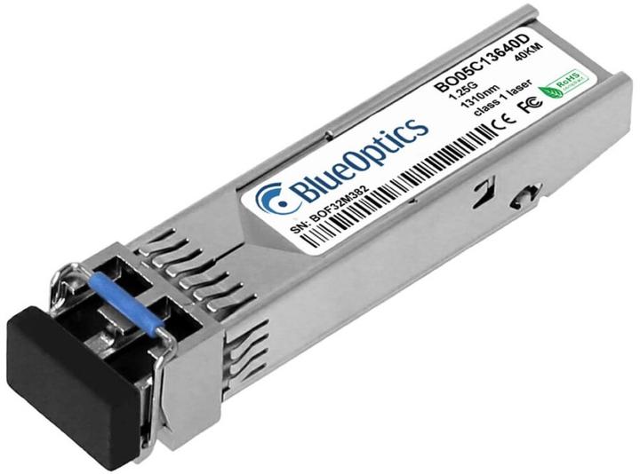 Produktbild BlueOptics Kompatibler Hirschmann 942 024-001 BO05C13640D SFP Transceiver, LC-Duplex, 1000BASE-LH, Singlemode