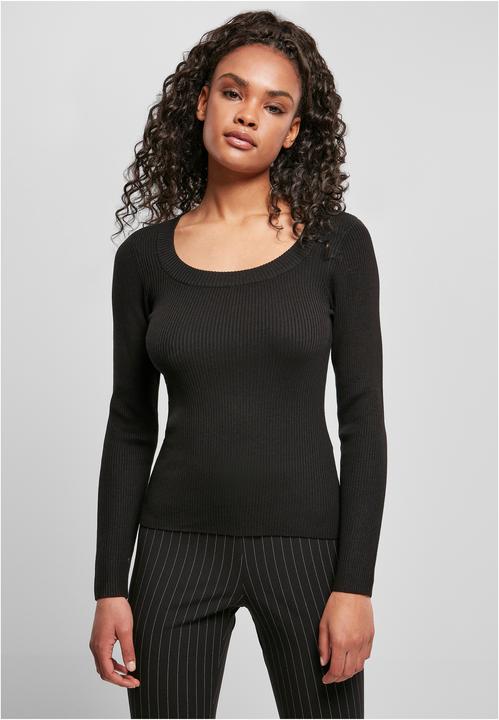 Produktbild Urban Classics Ladies Wide Neckline Sweater (L)