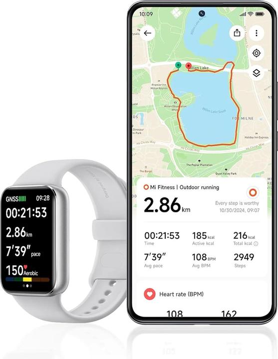 Actual product image Xiaomi Smart Band 9 Pro (44 mm)