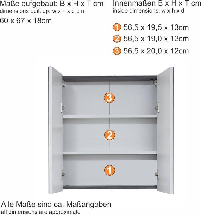 Produktbild Trendteam LineBad (60 x 18 x 67 cm)