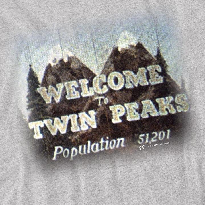 Actual product image Twin Peaks Mens Welcome To T-Shirt (XL)