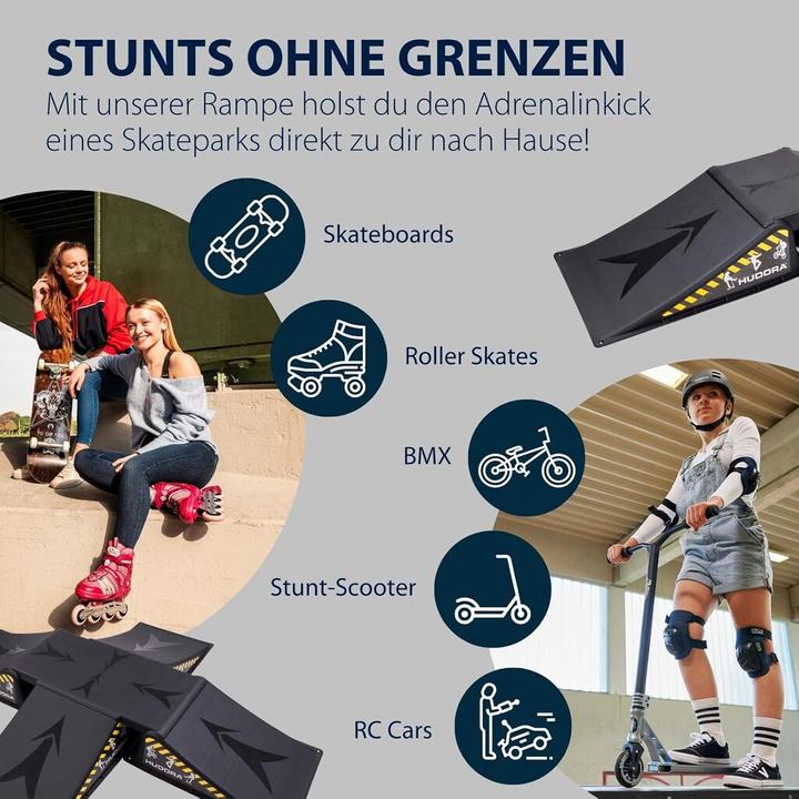 Produktbild Hudora Skater Rampen Set, 5-teilig