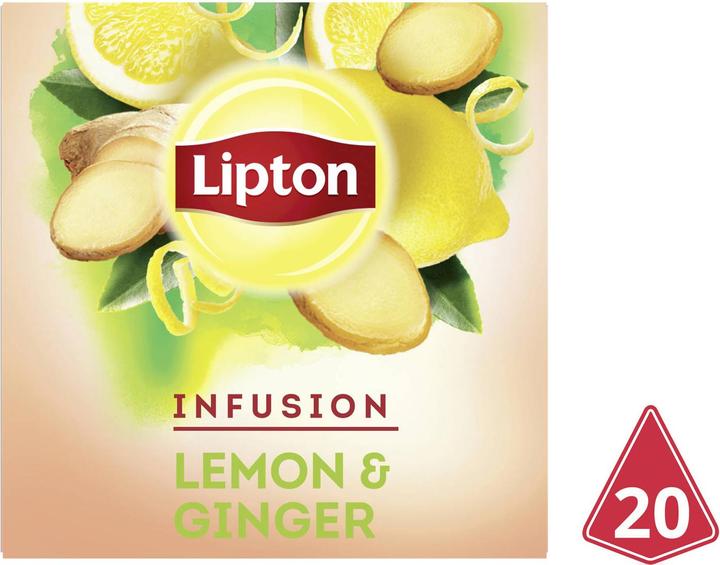 Immagine prodotto Lipton Bustina di tè Limone e zenzero (40 g)