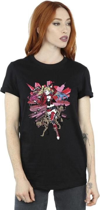 Immagine prodotto Maglietta boyfriend in cotone Harley Quinn Hyena (3XL)