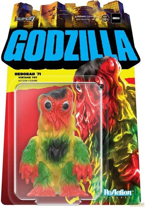 Produktbild Super7 Godzilla Toho ReAction Actionfigur Hedorah Vintage Toy 10 cm
