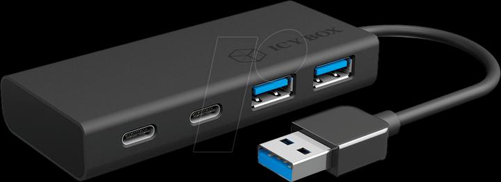Actual product image Icy Box IB-HUB1426-U3 (USB-A, 4 Ports)