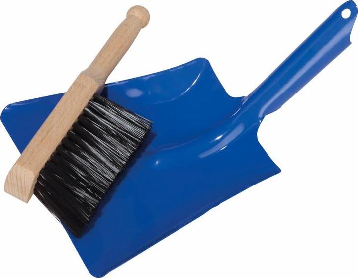 Produktbild Eitech Kehrblech mit Handfeger blau