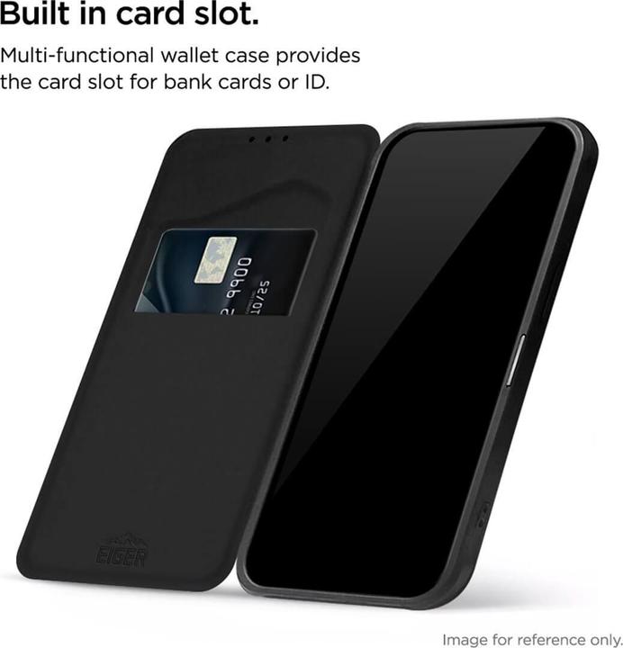 Actual product image Eiger North Folio Bookcase (Apple iPhone 14 Pro)
