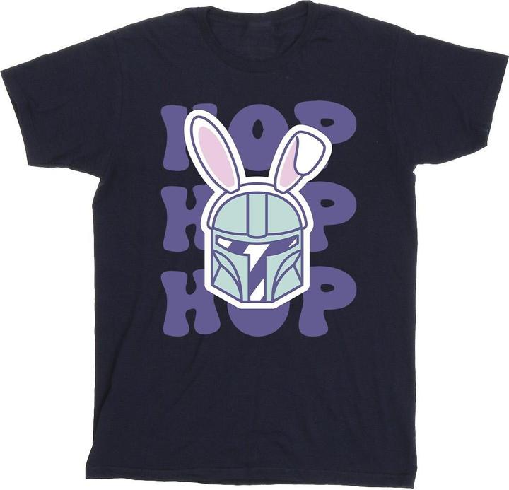 Actual product image Star Wars Boys The Mandalorian Hop Into Easter T-Shirt (152, 158)