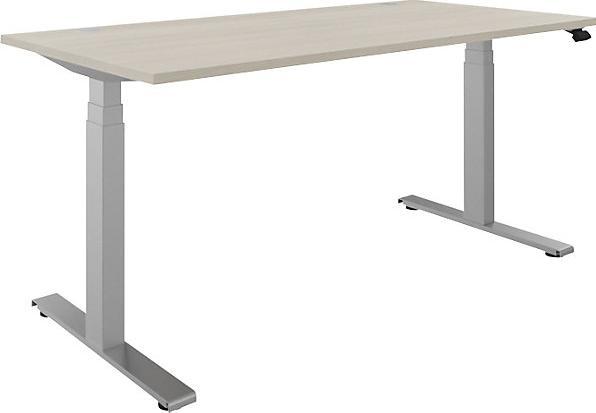 Produktbild FM Büromöbel Schreibtisch BOTTOM-UP silver (1600 x 800 x 620 mm)
