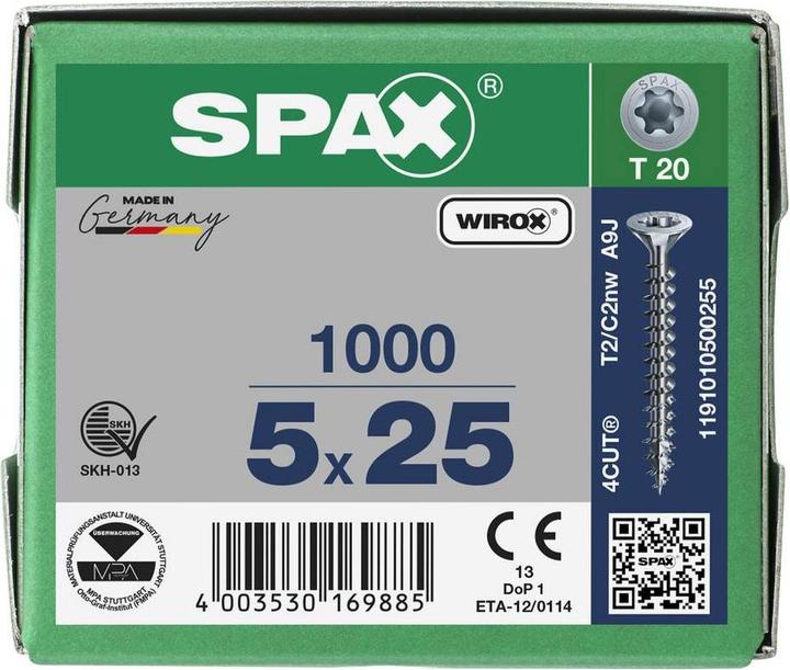 Produktbild Spax Spanplattenschrauben (1000 Schrauben pro Stück)