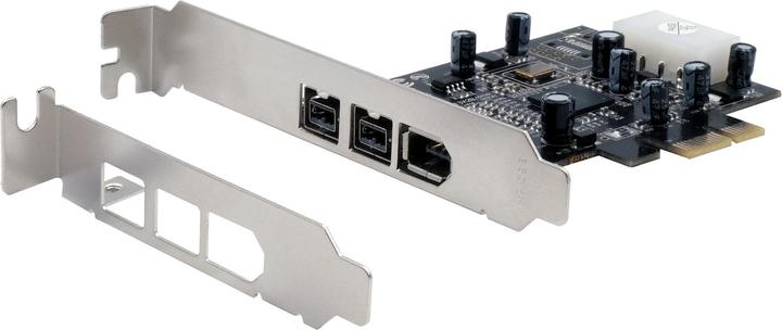 Image du produit Exsys GmbH Carte PCI-Express FireWire 1394b/a à 3 ports (TI)