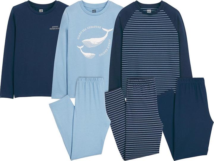 Image du produit La Redoute Collections Lot de 3 pyjamas en jersey (116)