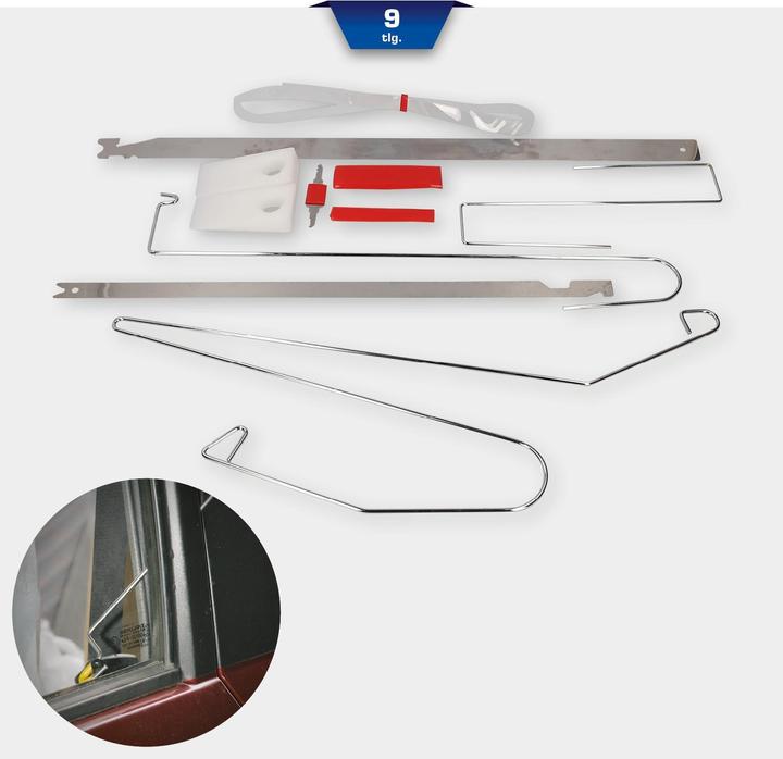 Produktbild KS Tools Werkzeuge-Maschinen GmbH KFZ Türöffner-Satz, 9-tlg