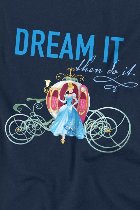 Actual product image Cinderella Childrens/Kids Dream It, Then Do It Pumpkin Coach T-Shirt (140)