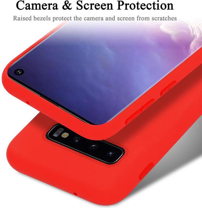 Actual product image Cadorabo TPU Liquid Silicone Case Cover (Samsung Galaxy S10)
