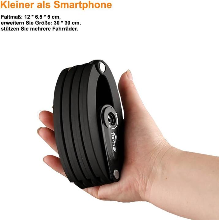 Actual product image Toptrek Faltschloss mit Halterung (85 cm)