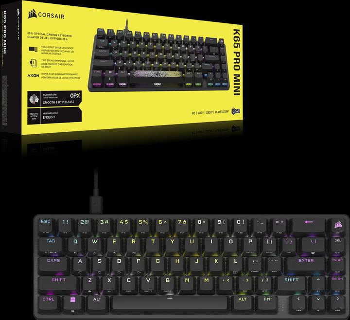 Produktbild Corsair K65 Pro Mini (DE, Kabelgebunden)