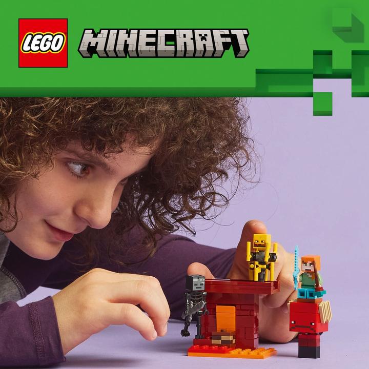 Immagine prodotto LEGO Das Lava-Duell im Nether (21266, LEGO Minecraft)