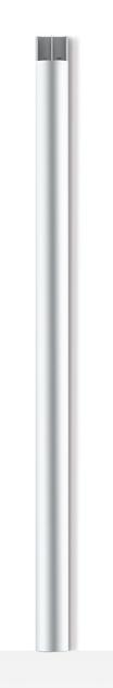 Immagine prodotto Multibrackets Condotti per cavi in alluminio (Tubazione, 110 cm)