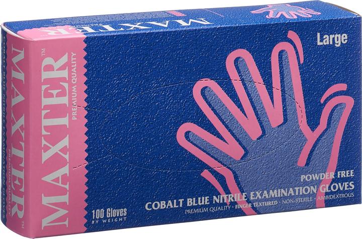 Maxter Nitril Handschuhe ohne Puder (L)