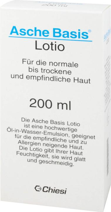 Actual product image Chiesi Ash Base Lotio, 200 ml Lotion (Body lotion, 200 ml)