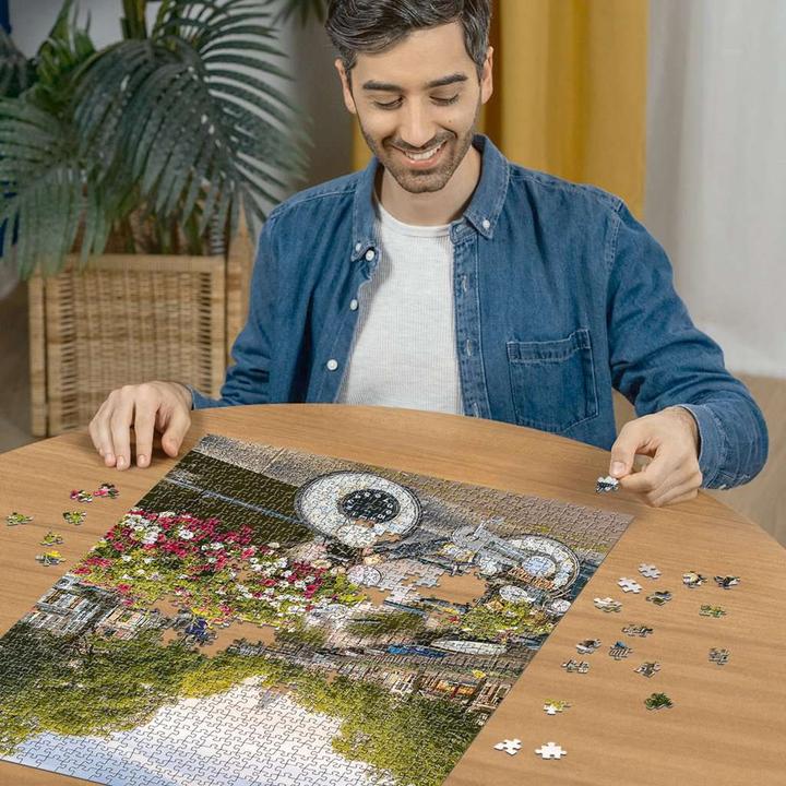 Immagine prodotto Ravensburger Bicicletta e fiori ad Amsterdam (1000 pezzi)
