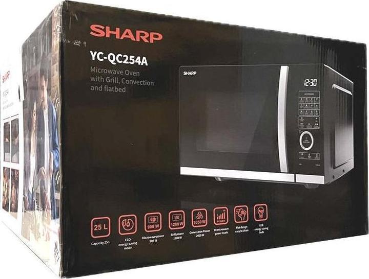 Image du produit Sharp Four à micro-ondes à air chaud QC254A sw (Fiche CH, 25 l)